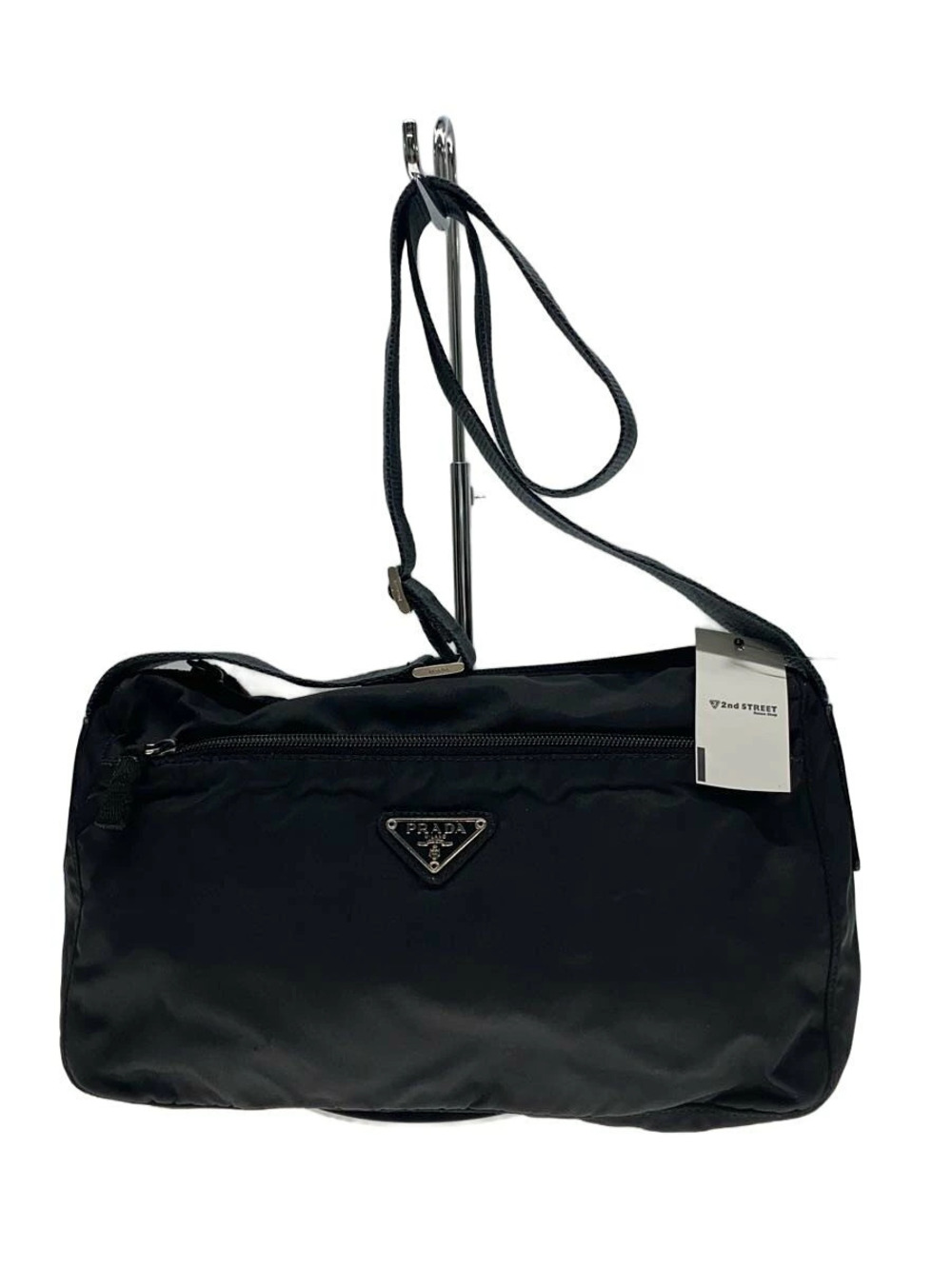 Prada Tessuto camera shoulder bag Black